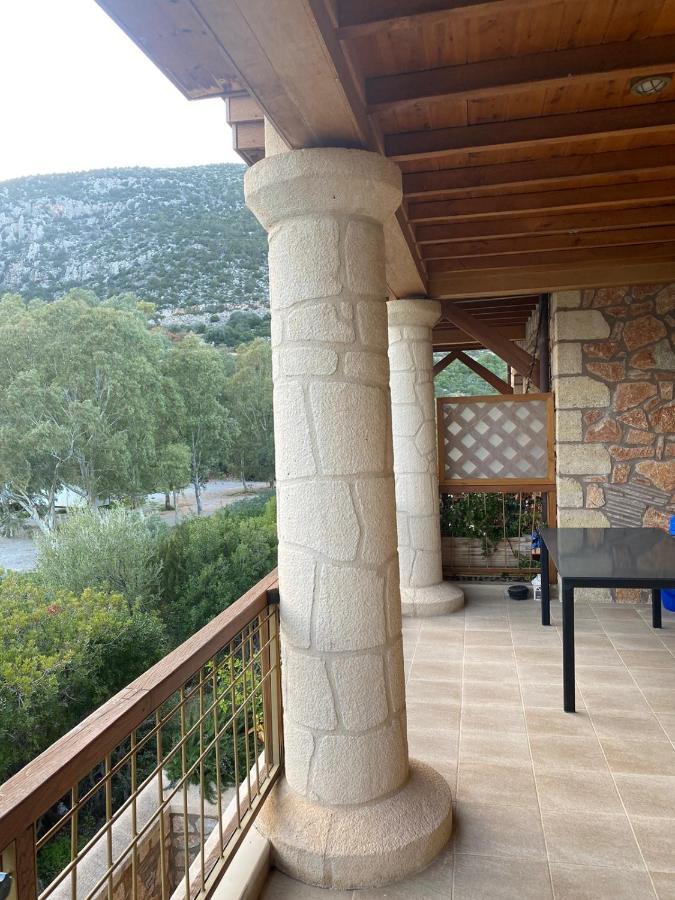 Secret Arcadia Bay - Maisonette Breathtaking Sea & Mountain View-Just On The Beach Agios Andreas  Esterno foto