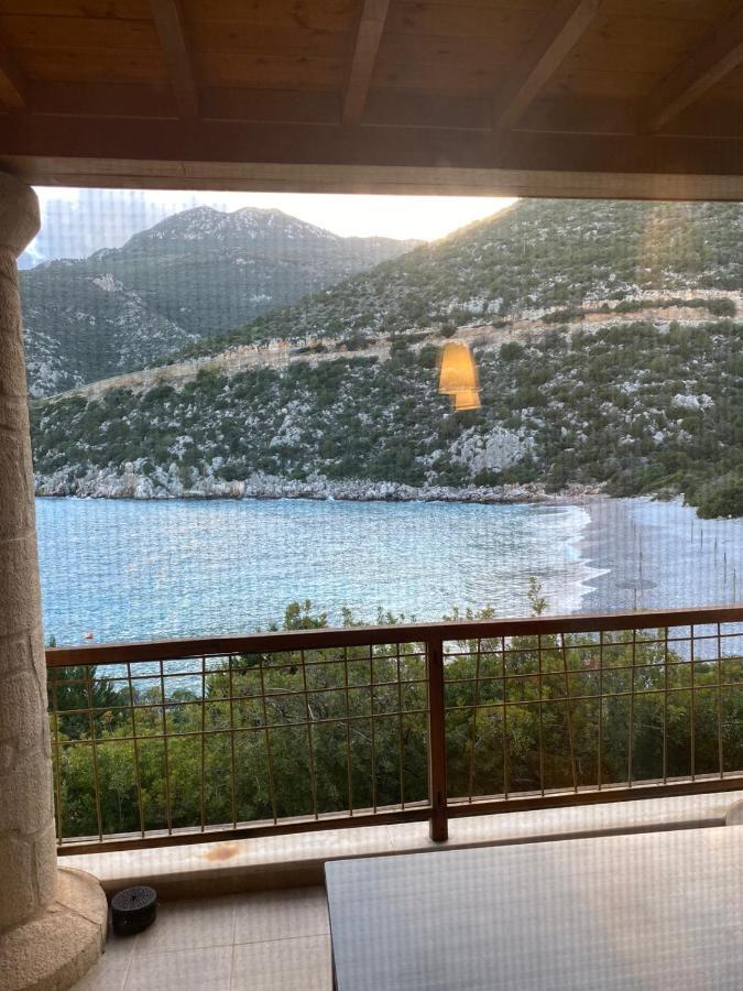 Secret Arcadia Bay - Maisonette Breathtaking Sea & Mountain View-Just On The Beach Agios Andreas  Esterno foto